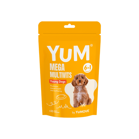 YuM MEGA MultiVits Young Dog Vitamins 30 Soft Chewies